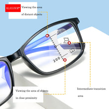 Load image into Gallery viewer, Women Smart Reading Glasses Men Progressive Multi-Focus Near Far Presbyopia Glasses Magnifing Eyewear +1.0 2.5 4.0 Plus