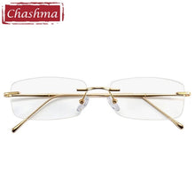 Load image into Gallery viewer, Women Titanium Frame RX Prescription Lenses Men Rimless Optical Light Weight очки для близорукости Anti Blue Ray Glasses