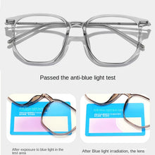 Carica l&#39;immagine nel visualizzatore di Gallery, Women&#39;s Transparent Computer Glasses Square Frame Anti Blue Light Eyeglass Optical Spectacle Eyewear for Men