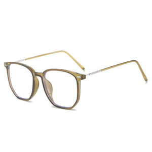 Women's Transparent Computer Glasses Square Frame Anti Blue Light Eyeglass Optical Spectacle Eyewear for Men