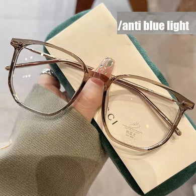 Women's Transparent Computer Glasses Square Frame Anti Blue Light Eyeglass Optical Spectacle Eyewear for Men