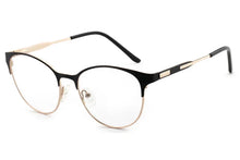 Load image into Gallery viewer, Women's Multifocal Reading Glasses round metal eyeglasses progressive reading  glasses Presbyopic near and far multifocal