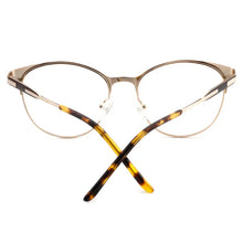 Load image into Gallery viewer, Women's Multifocal Reading Glasses round metal eyeglasses progressive reading  glasses Presbyopic near and far multifocal