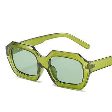 Women's Square Frame Sunglasses UV400 Jelly Color Sun Glasses Lady Vintage Classic Designer Shades Eyeglasses Zonnebril Dames