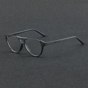 Wood Grain Acetate Glasses Frame Men Vintage Frame Spring Legs with Myopia  Glasses Women  Glasses Prescription Glasses