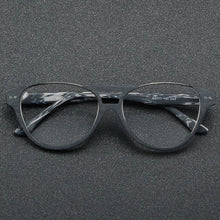 Load image into Gallery viewer, Wood Grain Acetate Glasses Frame Men Vintage Frame Spring Legs with Myopia  Glasses Women  Glasses Prescription Glasses