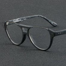 Load image into Gallery viewer, Wood Grain Acetate Glasses Frame Men Vintage Frame Spring Legs with Myopia  Glasses Women  Glasses Prescription Glasses