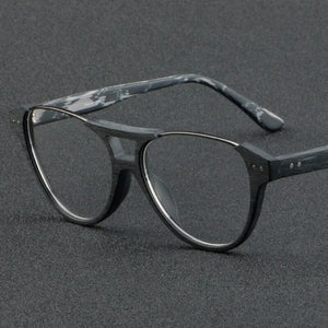Wood Grain Acetate Glasses Frame Men Vintage Frame Spring Legs with Myopia  Glasses Women  Glasses Prescription Glasses
