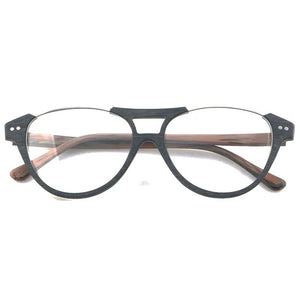 Wood Grain Acetate Glasses Frame Men Vintage Frame Spring Legs with Myopia  Glasses Women  Glasses Prescription Glasses