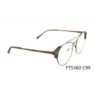 Wood Optical Glasses Frame Men Ultralight Round Myopia Prescription Eyeglasses  Male Metal Full Screwless Eyewear Clear Lens