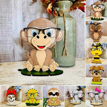 Load image into Gallery viewer, Wooden Glasses Display  Sunglasses Wooden Stand Decor Display Rack for Home Office Desktop