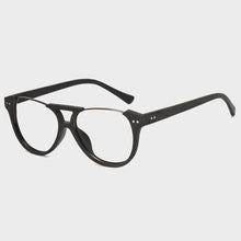 Load image into Gallery viewer, Wooden Pilot Glasses Frame Men Women Vintage Half Rim Eye Glasses Frame Optical Prescription Eyeglasses Frames Eyewear Oculos