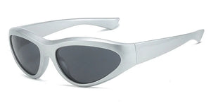 Wrap Around Sunglasses For Women Trendy Y2k Sport Sunglasses Trendy Shades Green Unisex Goggle Eyeglasses UV400