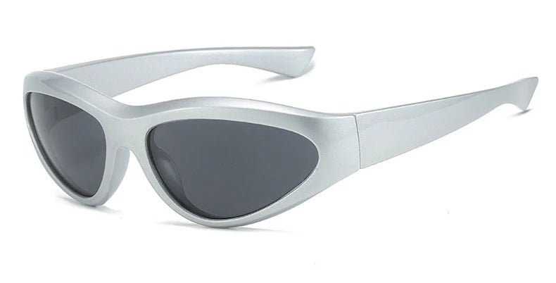Wrap Around Sunglasses For Women Trendy Y2k Sport Sunglasses Trendy Shades Green Unisex Goggle Eyeglasses UV400