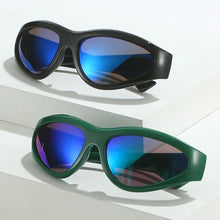 Carica l&#39;immagine nel visualizzatore di Gallery, Wrap Around Sunglasses For Women Trendy Y2k Sport Sunglasses Trendy Shades Green Unisex Goggle Eyeglasses UV400