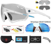 Load image into Gallery viewer, X-TIGER Cycling Sunglasses Photochromic Outdoor Hiking Fishing Sunglasses Polarized UV400 MTB Racing Road Man Cycling Glasses
