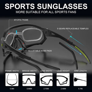 X-TIGER Cycling Sunglasses Photochromic Outdoor Hiking Fishing Sunglasses Polarized UV400 MTB Racing Road Man Cycling Glasses