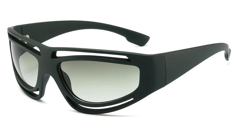 Y2K Hollow Punk Sunglasses Women Trend New Steampunk Black Sports Sunglasses Female Shades Eyewear Unisex Outdoor Eyeglasses UV4