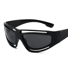 Carica l&#39;immagine nel visualizzatore di Gallery, Y2K Hollow Punk Sunglasses Women Trend New Steampunk Black Sports Sunglasses Female Shades Eyewear Unisex Outdoor Eyeglasses UV4