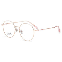 Load image into Gallery viewer, YIMARUILI  Ultra Light Memory Retro Titanium Alloy Eyeglasses Optical Prescription Round Glasses Frame Men And Women 86007YF