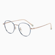Load image into Gallery viewer, YIMARUILI  Ultra-Light Pure Titanium Retro Small Round Eyewear Men Myopia Optical Prescription Eyeglasses Frame Women T8805
