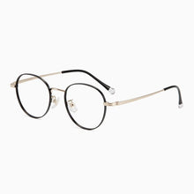 Load image into Gallery viewer, YIMARUILI  Ultra-Light Pure Titanium Retro Small Round Eyewear Men Myopia Optical Prescription Eyeglasses Frame Women T8805