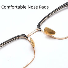 Load image into Gallery viewer, YIMARUILI Business Ultra-light Acetate Eyewear Retro Myopia Glasses Square Pure Titanium Optical Prescription Glasses Frame Men
