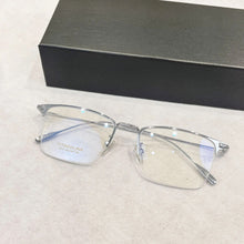 Load image into Gallery viewer, YIMARUILI Fashion Business Luxury Big Face Eyewear Pure Titanium Retro Optical Prescription Half-Frame Eyeglasses Men 9913SF