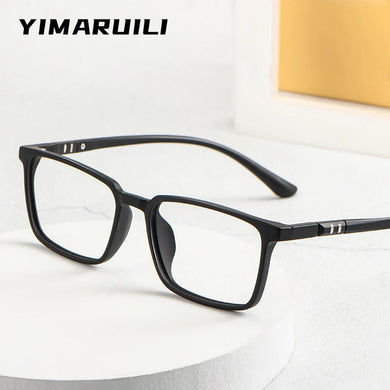 YIMARUILI  Square Eyeglasses Women Ultra-light TR90 Transparent Flexible Optical Prescription Glasses Frame Men 06-62006
