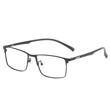 Load image into Gallery viewer, YIMARUILI Fashion Square   Metal Eyeglasses Frame Ultra Light Retro TR90 Optical Prescription Glasses Frame Men 89028