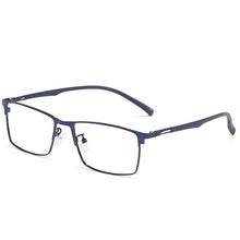 Load image into Gallery viewer, YIMARUILI Fashion Square   Metal Eyeglasses Frame Ultra Light Retro TR90 Optical Prescription Glasses Frame Men 89028