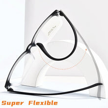 Load image into Gallery viewer, YIMARUILI Ultra-light Large Screwless TR90 Eyewear Women Square Retro Big Face Optical Prescription Eyeglasses Frame Men