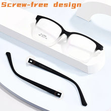 Load image into Gallery viewer, YIMARUILI Ultra-light Large Screwless TR90 Eyewear Women Square Retro Big Face Optical Prescription Eyeglasses Frame Men