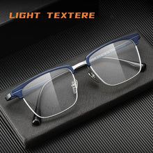 Load image into Gallery viewer, YIMARUILI Fashion Ultra-light Luxury Eyewear Square Aluminum Magnesium Pure Titanium Optical Prescription Glasses Frame Men 9205