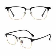 Load image into Gallery viewer, YIMARUILI Fashion Ultra-light Luxury Eyewear Square Aluminum Magnesium Pure Titanium Optical Prescription Glasses Frame Men 9205