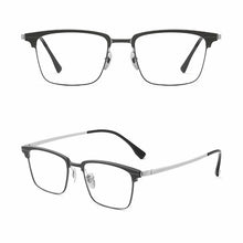 Load image into Gallery viewer, YIMARUILI Fashion Ultra-light Luxury Eyewear Square Aluminum Magnesium Pure Titanium Optical Prescription Glasses Frame Men 9205