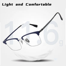 Load image into Gallery viewer, YIMARUILI Fashion Ultra-light Luxury Eyewear Square Aluminum Magnesium Pure Titanium Optical Prescription Glasses Frame Men 9205