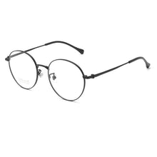 Load image into Gallery viewer, YIMARUILI Fashion Ultra-light Pure Titanium Eyewear Men Retro Round Flexible Optical Prescription Eyeglasses Frame Women T855T