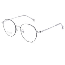 Load image into Gallery viewer, YIMARUILI Fashion Ultra-light Pure Titanium Eyewear Men Retro Round Flexible Optical Prescription Eyeglasses Frame Women T855T