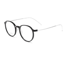 Load image into Gallery viewer, YIMARUILI Ultra-light TR90 Pure Titanium Transparent Retro Round Optical Prescription Glasses Frame Men And Women 5825N