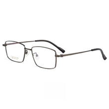 Load image into Gallery viewer, YIMARUILI   Business Fashion Titanium Alloy Eyewear Retro Square Small Face Optical Prescription Eyeglasses Frame Men 98662A