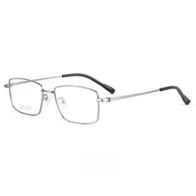 Load image into Gallery viewer, YIMARUILI   Business Fashion Titanium Alloy Eyewear Retro Square Small Face Optical Prescription Eyeglasses Frame Men 98662A