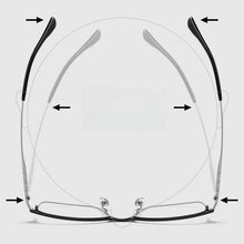 Load image into Gallery viewer, YIMARUILI   Ultra-light Fashion Business Eyewear Retro Square Pure Titanium Optical Prescription Eyeglasses Frame Men 15327P