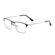 Load image into Gallery viewer, YIMARUILI   Ultra-light Fashion Business Eyewear Retro Square Pure Titanium Optical Prescription Eyeglasses Frame Men 15327P
