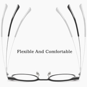 YIMARUILI   Ultra-light Fashion Glasses Retro Round Pure Titanium Optical Prescription Eyeglasses Frame Men And Women L5086M