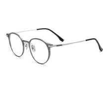 Load image into Gallery viewer, YIMARUILI   Ultra-light Fashion Glasses Retro Round Pure Titanium Optical Prescription Eyeglasses Frame Men And Women L5086M