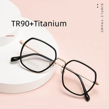 Load image into Gallery viewer, YIMARUILI   Ultra-light Fashion Polygonal Eyewear Men Retro Pure Titanium Decorative Optical Prescription Glasses Frame Women