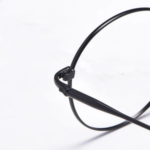 YIMARUILI Super Light Pure Titanium Eyeglasses Frame Men And Women Round Retro Optical Prescription Glasses Frame 3216