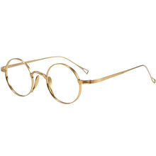 Load image into Gallery viewer, YIMARUILI Ultra-Light Pure Titanium Wide-Rim Retro Round Eyewear Frame Myopia Prescription Eyeglasses Frame Men And Women 10518