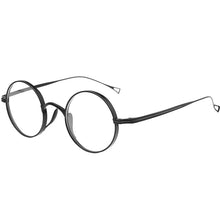 Load image into Gallery viewer, YIMARUILI Ultra-Light Pure Titanium Wide-Rim Retro Round Eyewear Frame Myopia Prescription Eyeglasses Frame Men And Women 10518